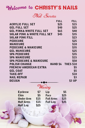 nailsalonprinting.com - Specialize in printing for Nail Salon - Nail